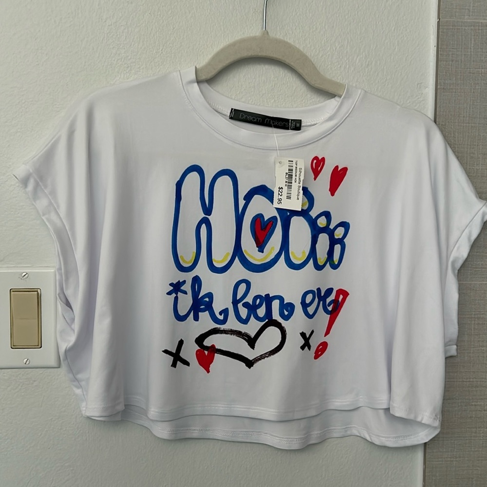 Crop top. Size Large. New with tag.